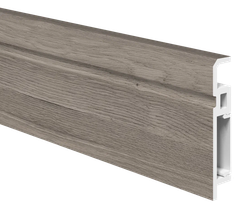 Напольный плинтус ПВХ Foresta Aviv Дуб Мавелла дарк FA 027 2000х70х13 мм