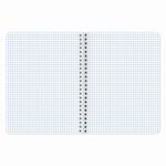 Тетрадь А5, 96 л., BRAUBERG, гребень, клетка, обложка картон, "Мрамор", 404422, 4шт