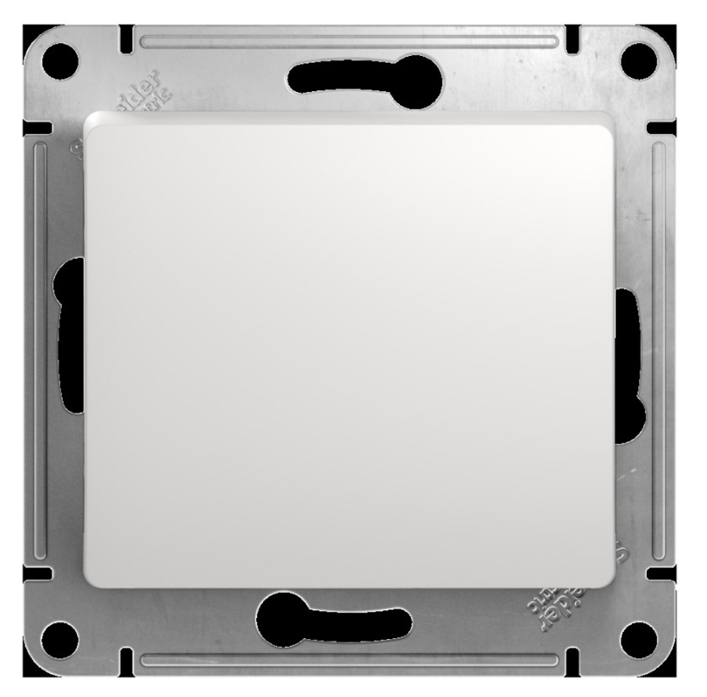 Переключатель проходной 1-кл Schneider Glossa 10А белый