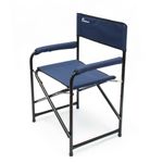 Кресло складное СЛЕДОПЫТ, 560х470х830 мм, сталь 22 мм, синий/2/