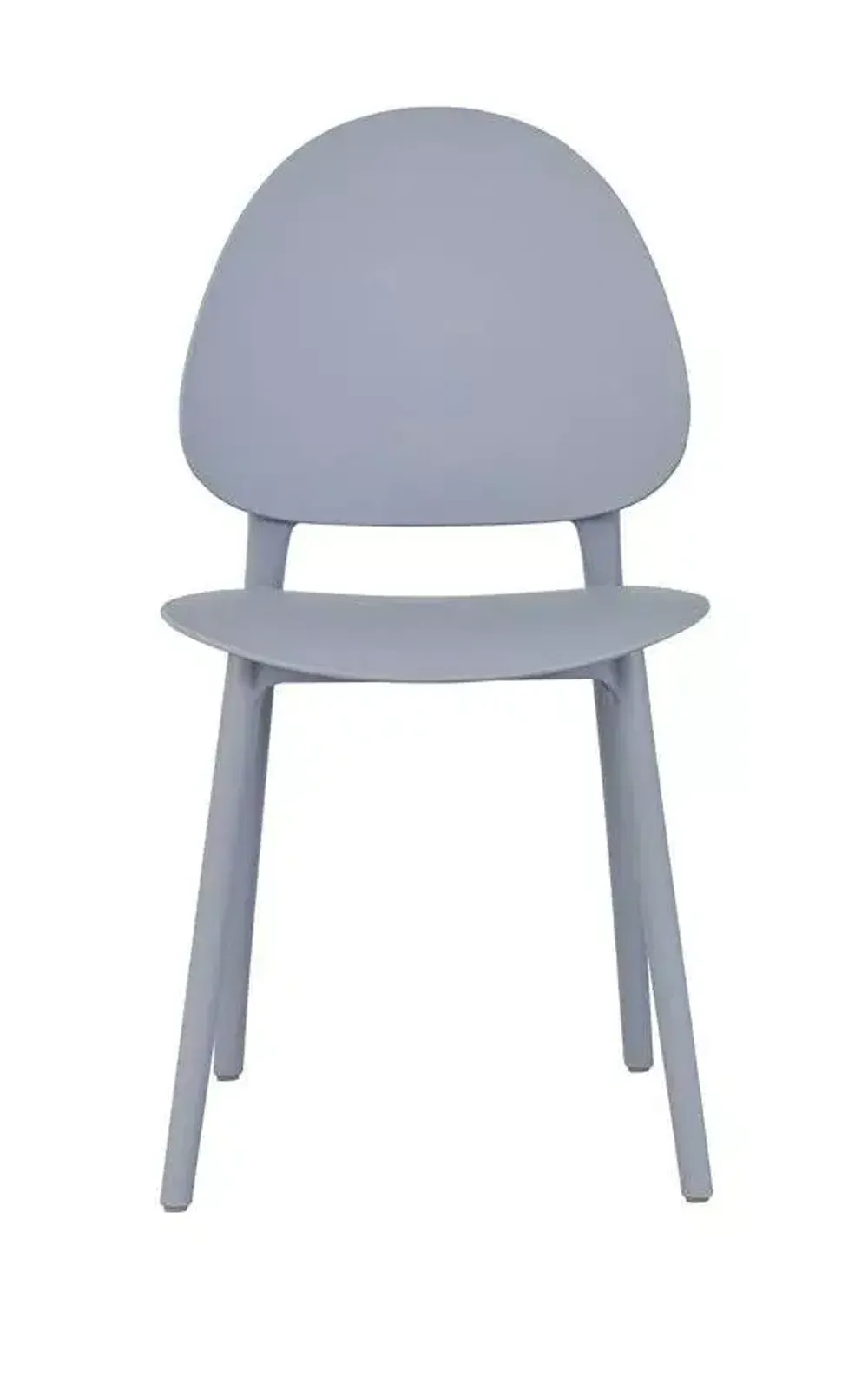 "Апероль" стул пластиковый, цвет серый