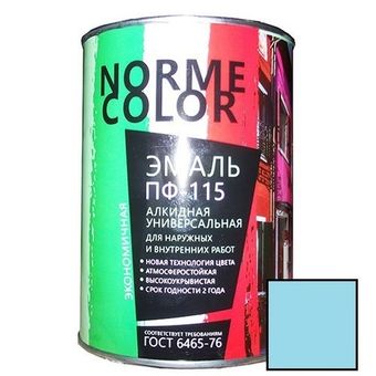 Эмаль ПФ-115 NORME COLOR голубая 20кг