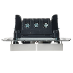 BRITE Выключатель 2-клавишный проходной 10А ВС10-2-6-БрБ белый IEK