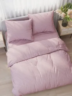 Простынь на резинке перкаль Сказка "Розовая соната" 140x200 см