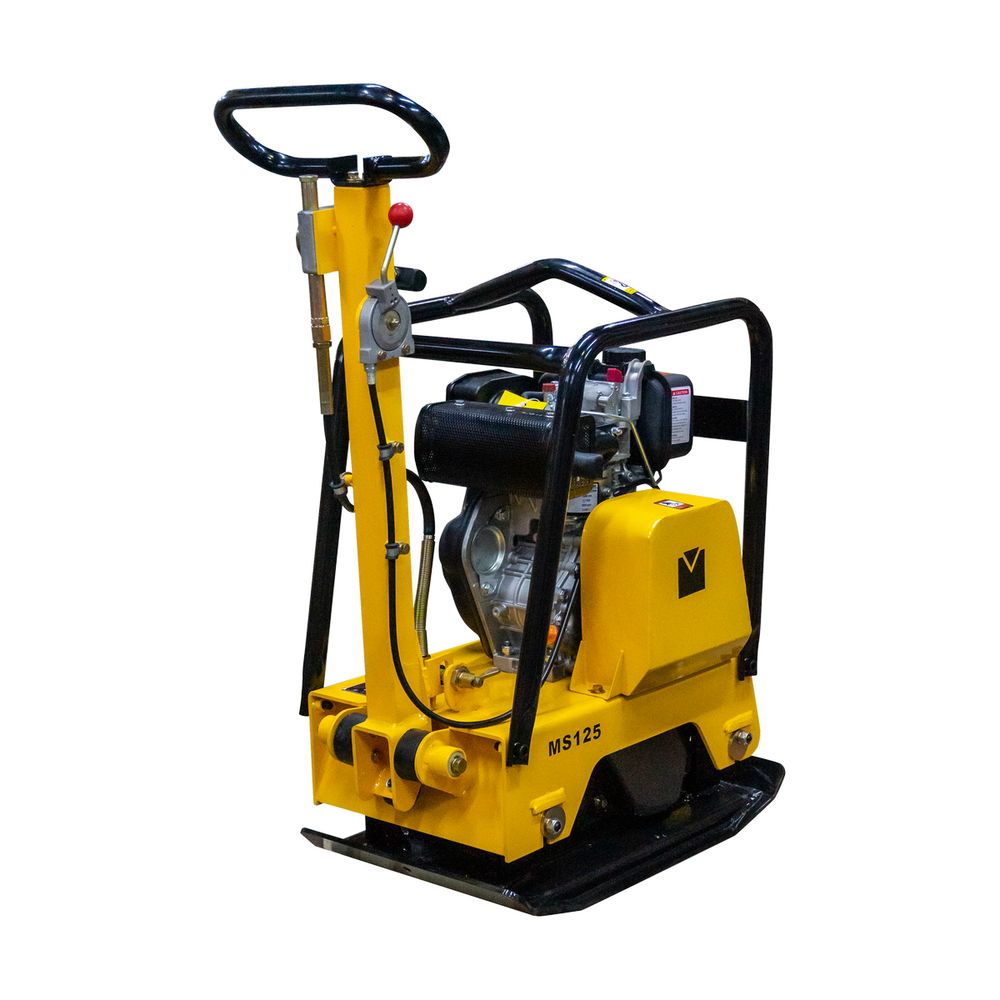 Виброплита дизельная Masalta MS125-1 реверсивная - [137 кг / 25 кН / Kama KM173F]