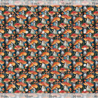 Акварельные мухоморы  by KabolovaPatternDesign 789 DPI