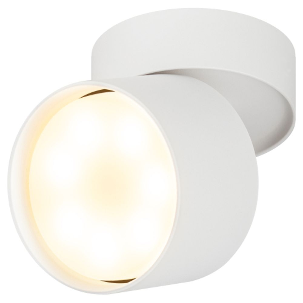 Светильник настенно-потолочный спот ЭРА OL12 GX53 SWH под лампу GX53 белый