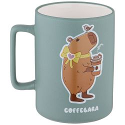 КРУЖКА LEFARD "CAPYBARA+COFFEE" 400МЛ