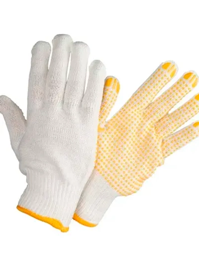 Перчатки из поликоттона КЭС пвх-покрытие точка, размер 9/L