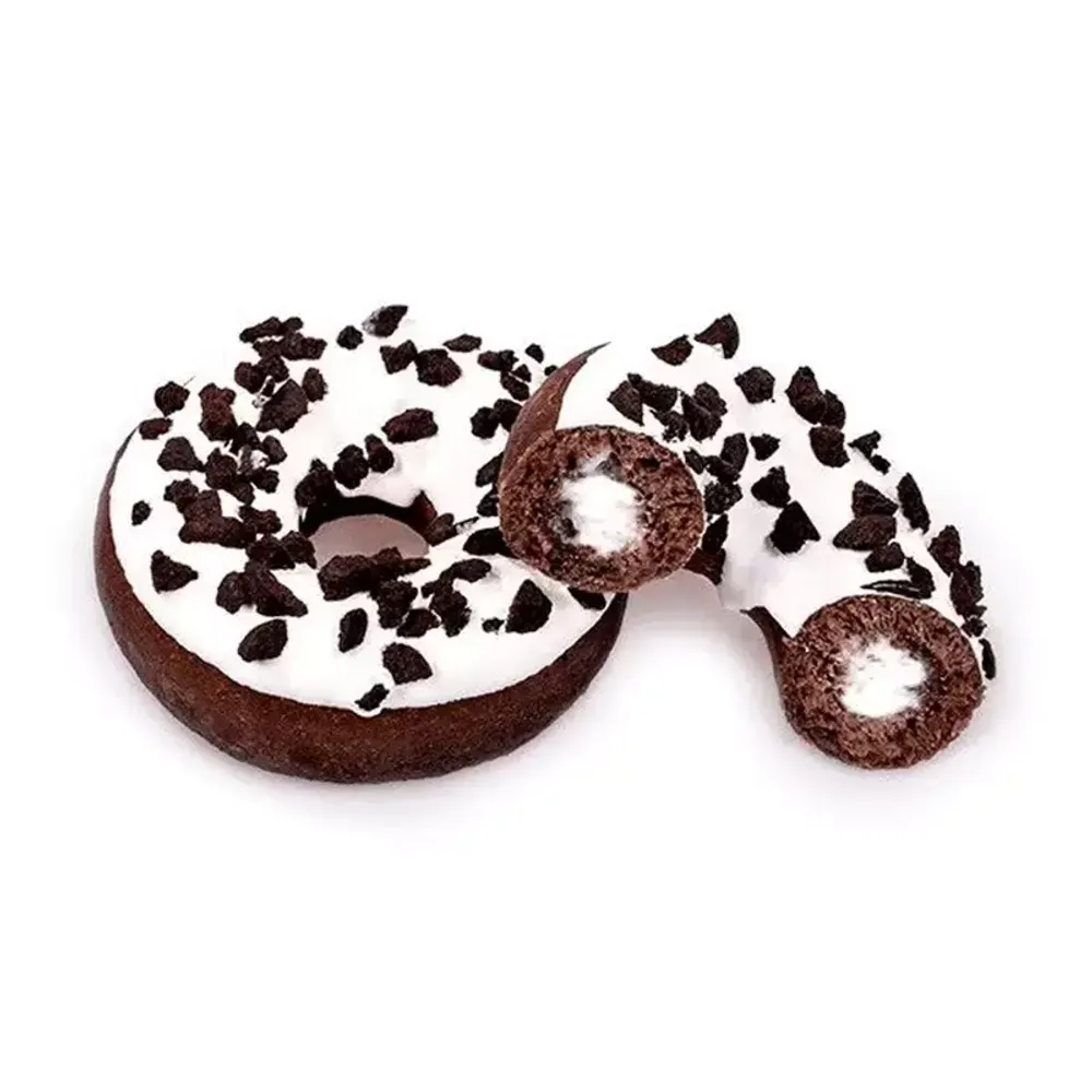 Донат Cookies со сл. начинкой и посыпкой из шок. печенья (68гр/12шт) Stokson