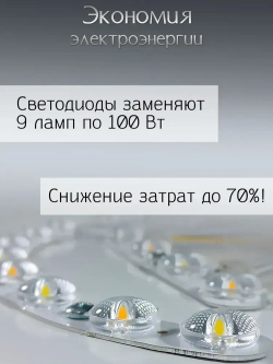 WEDO LIGHT Люстра потолочная светодиодная с пультом на кухню, в спальню, гостиную