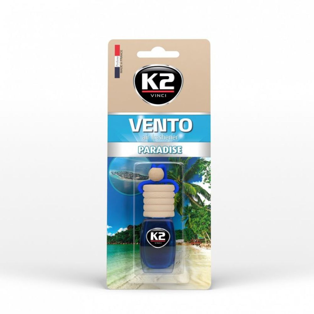 АРОМАТИЗАТОР С ПОДВЕСКОЙ К2 VENTO PARADISE 8ML