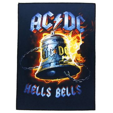 Нашивка спиновая AC/DC Hell's Bells колокол в огне (243)