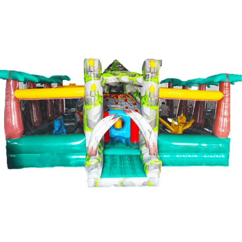 Надувной батут "Ущелье динозавра"