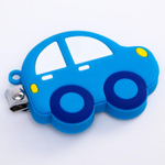 3612542 Детские, маникюрные щипчики - книпсеры «Машинка» с резиновой игрушкой