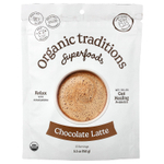 Organic Traditions, Superfoods, латте с шоколадом, 150 г (5,3 унции)