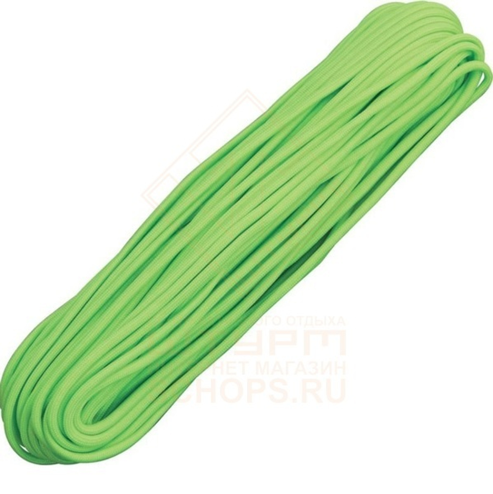 Паракорд 550 Atwood Rope USA 30 м, Neon green