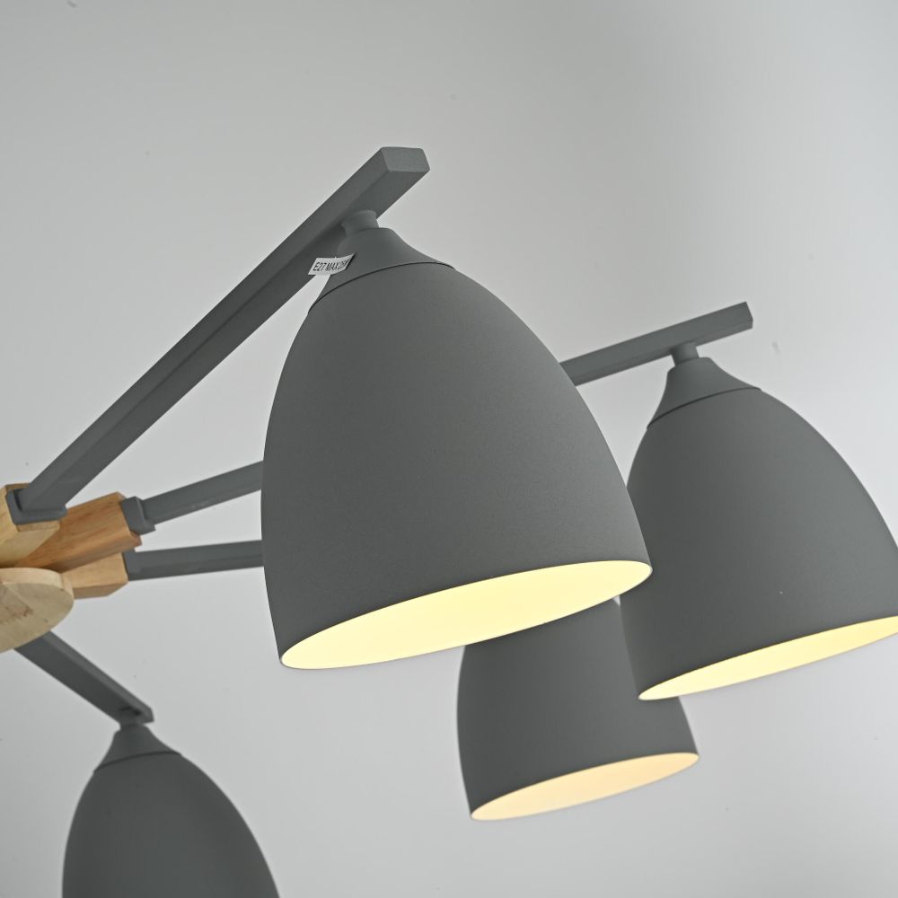 Потолочная Люстра Noa 8 Gray By Imperiumloft