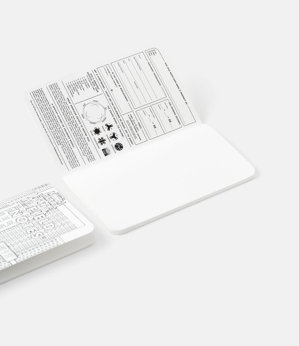 Field Notes Streetscapes — набор блокнотов для раскрашивания