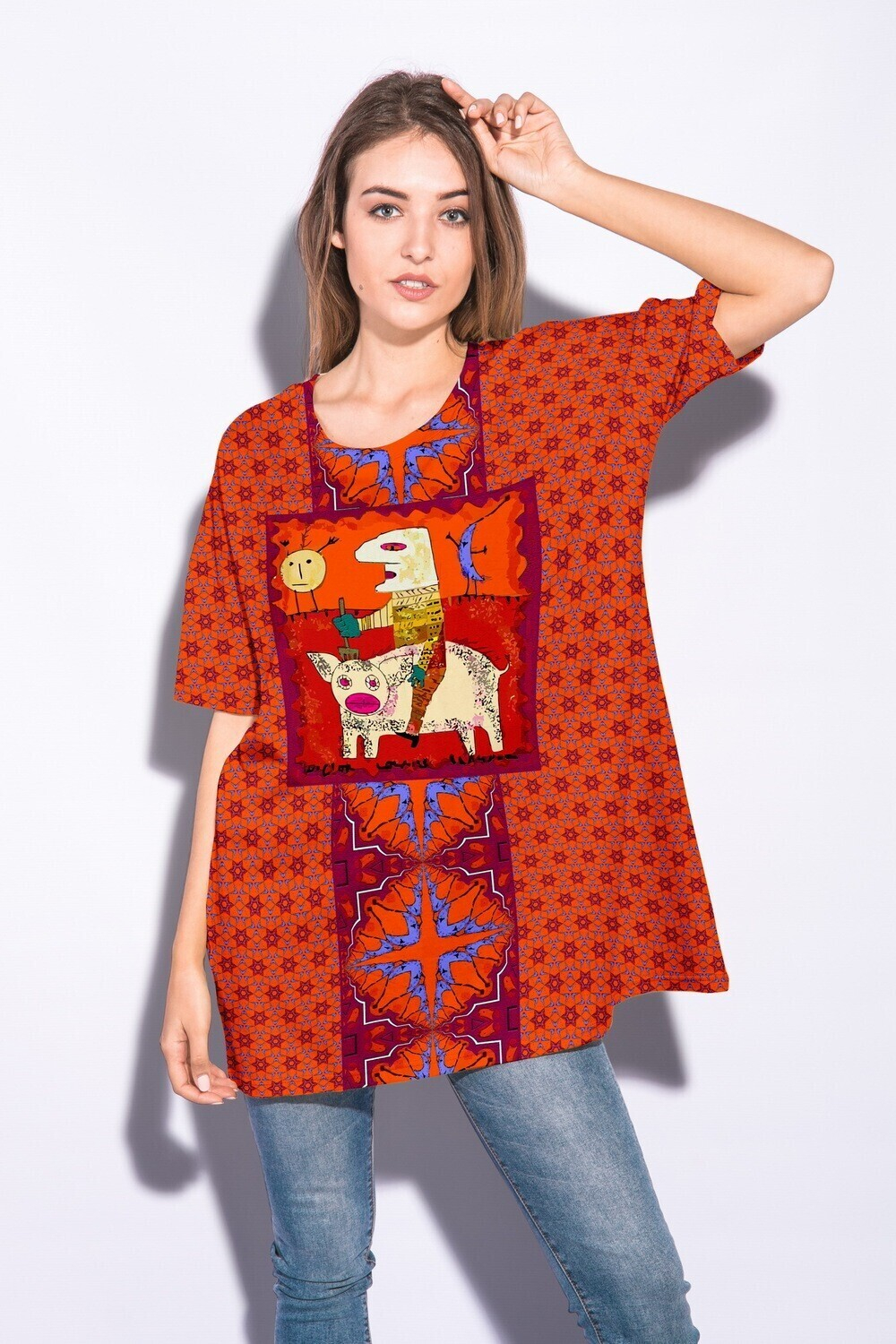 Футболка, по мотивам живописи Виктора Браунера