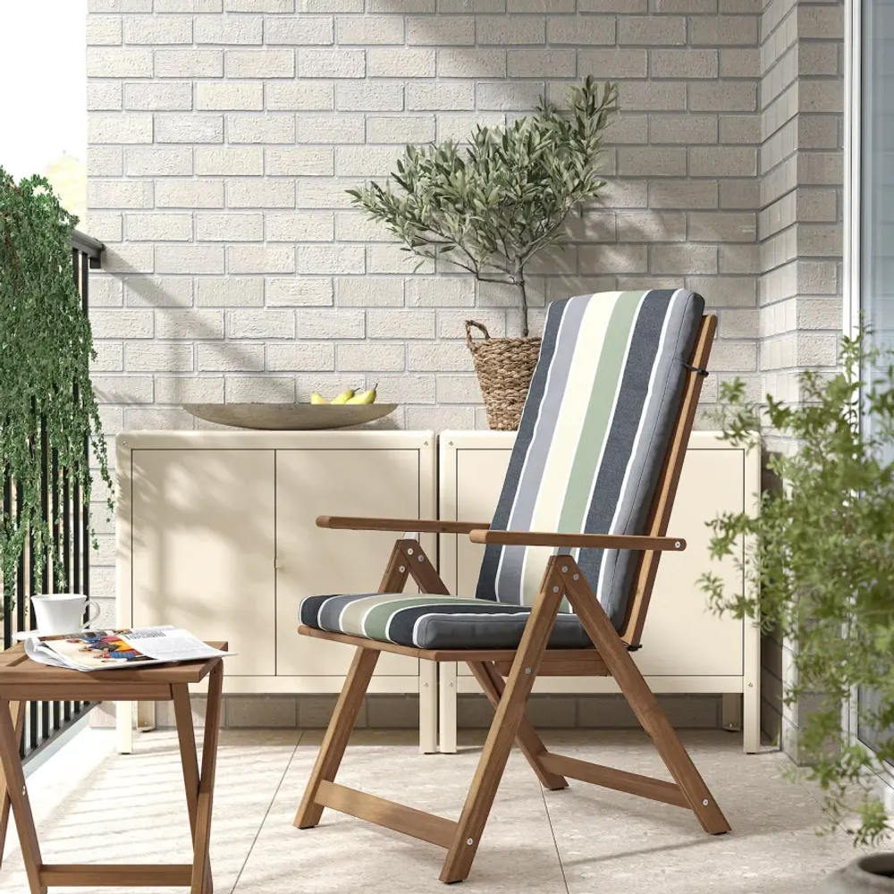 Стул  - NÄMMARÖ / NАMMARО IKEA/  НАММАРО ИКЕА,  107х60 см, цветной/коричневый
