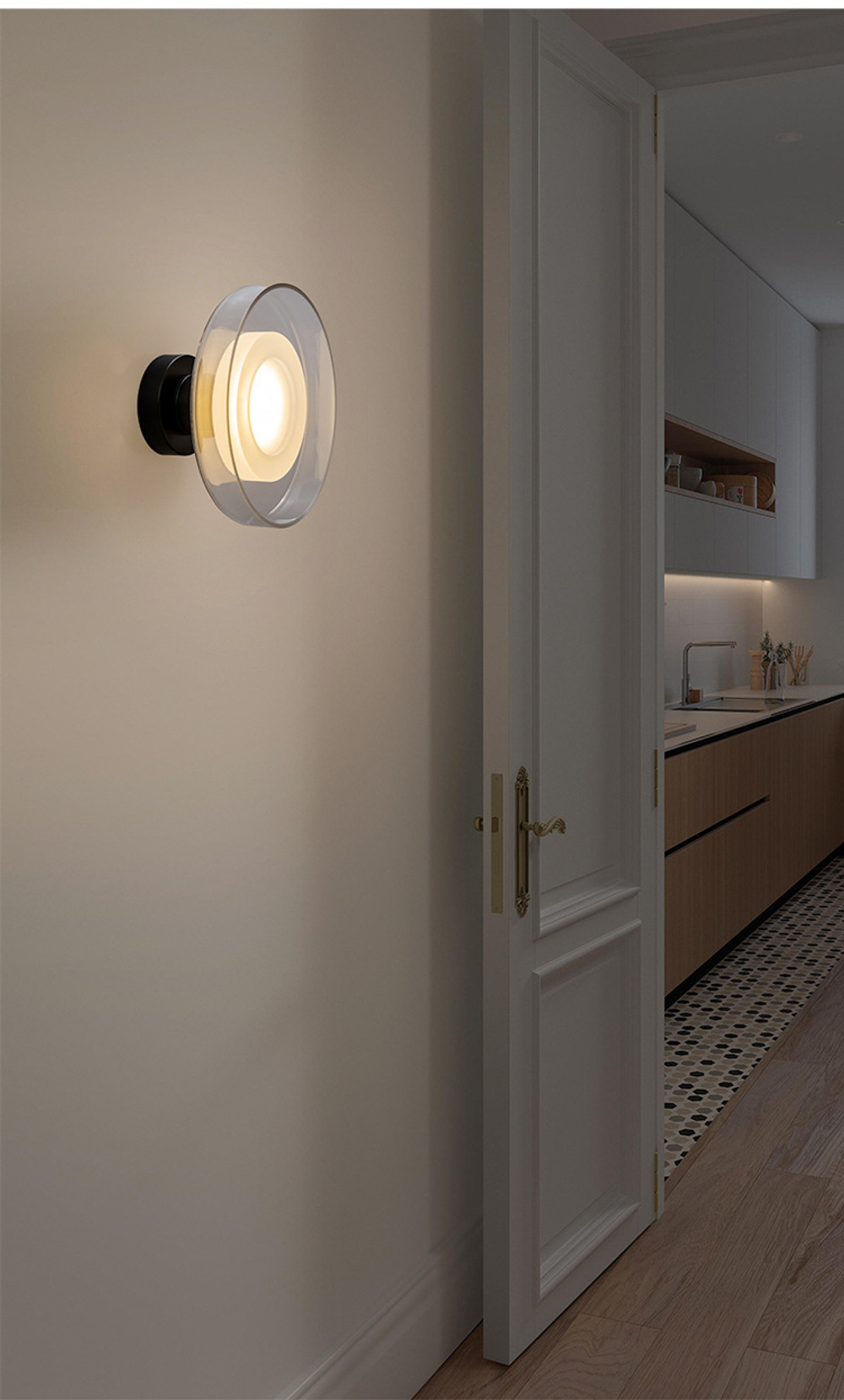 Wall design lamp Namije  (Clear)