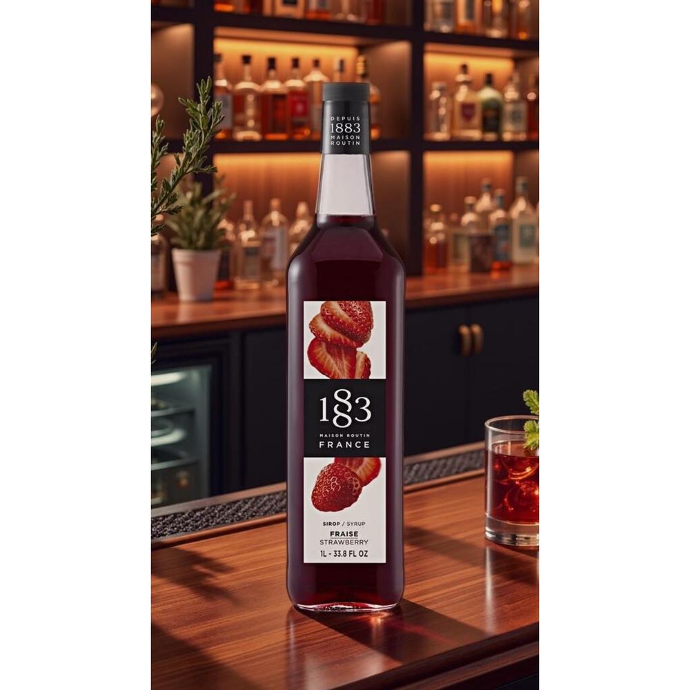 Сироп Клубника 1л 1883 Maison Routin