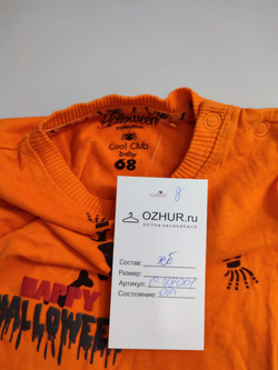 Боди Cool Club забавный на 6 месяцев