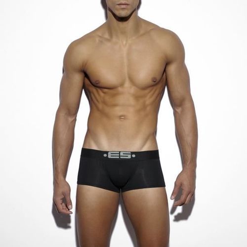 Мужские трусы боксеры черные ES Collection полиамид