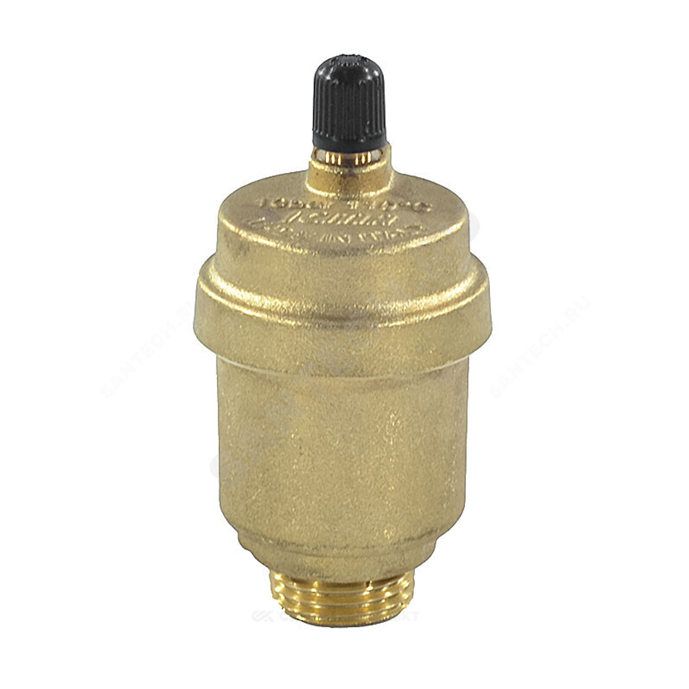 Воздухоотводчик автоматический латунь 700 Ду 15 Ру10 G1/2" НР прямой Icma 82700AD05
