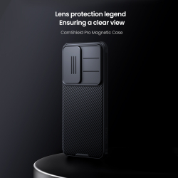 Чехол от Nillkin с встроенным магнитом для смартфона Samsung Galaxy S25+ Плюс, серия CamShield Pro Magnetic Case