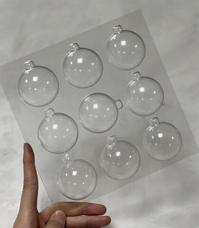 Форма для шоколада "Новогодние шары Простые"