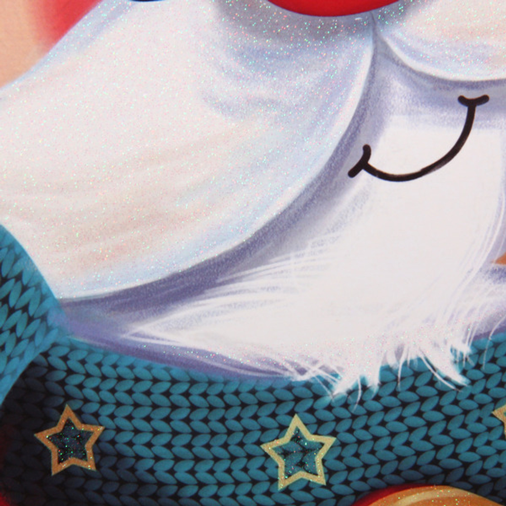 Пакет подарочный «Веселый Дедушка Мороз» 31*42*12 см, микс