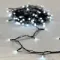 Светодиодная нить 100 холодных белых LED ламп, 10 м., 24В, черный провод ПВХ, LTC (PST100-11-1W)