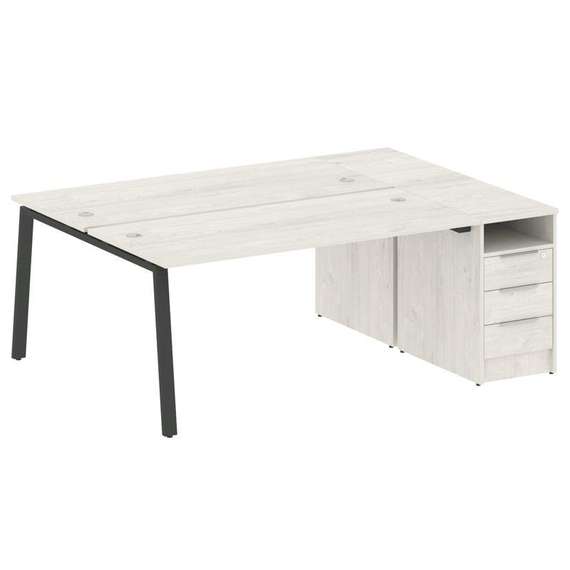 Метал Систем Рабочая станция с тумбой на А-образном м/к БА.РС-СТП-2.4