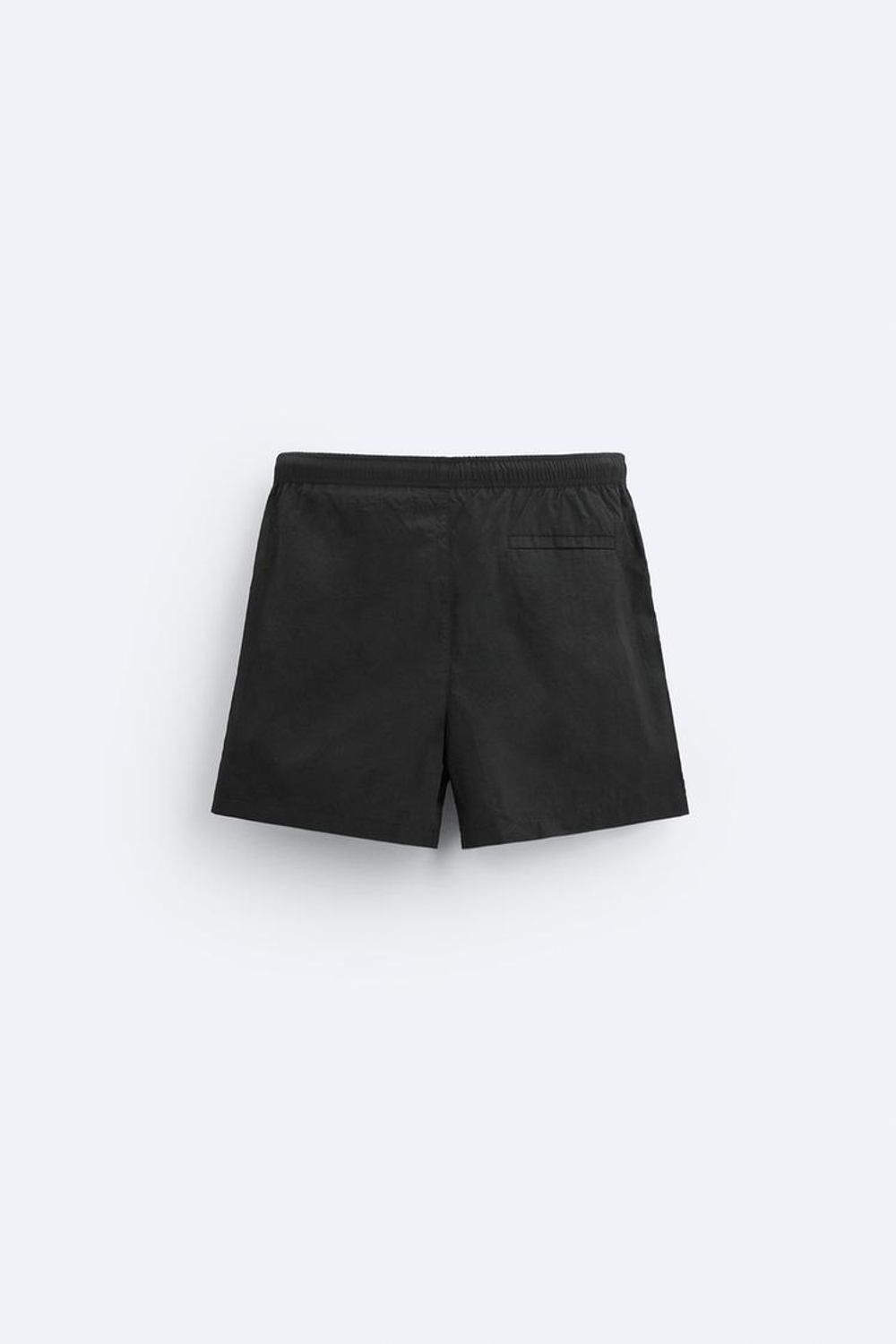 ZARA КЛАССИЧЕСКИЕ ПЛАВАТЕЛЬНЫЕ ШОРТЫ, ЧЕРНЫЙ