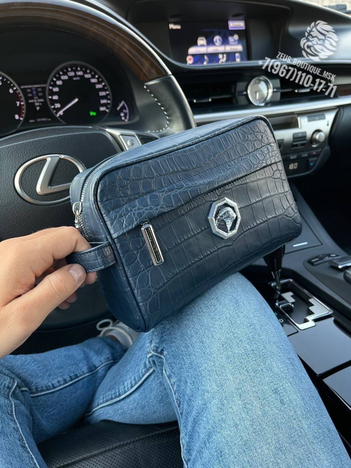 Барсетка Stefano Ricci из кожи крокодила