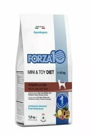 Forza 10 Корм для собак мини пород гипоаллергенный Mini Diet Agnello con Riso с ягненком и рисом