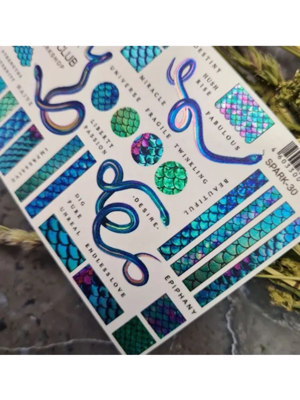 Набор слайдеры 2шт Lucky Rose. Spark 029, 030