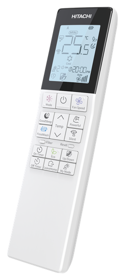 Инверторная сплит-система Hitachi Shiratama RAK-DJ25RHAE/RAC-DJ25WHAE (комплект)