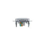 GLOSSA РОЗЕТКА двойная компьютерная RJ45+RJ45 кат. 5e, механизм, БЕЛЫЙ