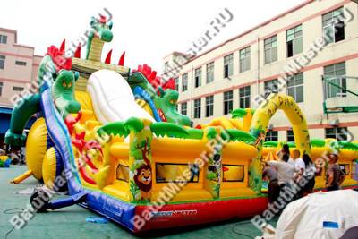 Батут "Пленительная Саванна",10x10x7 м