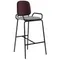 Барный стул Ror, 2 Frame, пурпурный/серый велюр