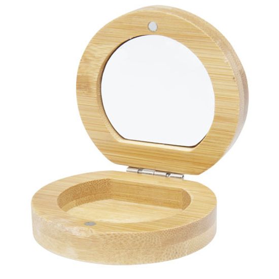 Карманное зеркало в бамбуковой раме Afrodit