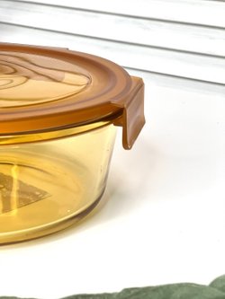 Контейнер стеклянный для еды с крышкой,650 мл