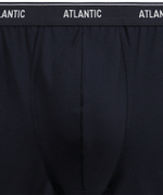 Мужские трусы шорты Atlantic, набор из 2 шт., хлопок, деним + тёмно-синие, 2RMH-011