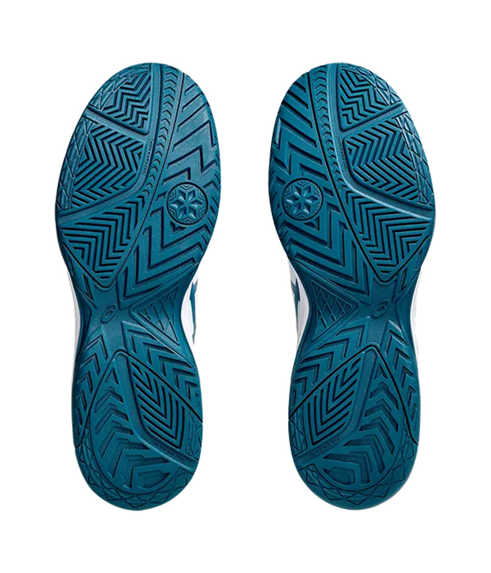 Asics Court Slide 3 Белый-Синие кроссовки Mako