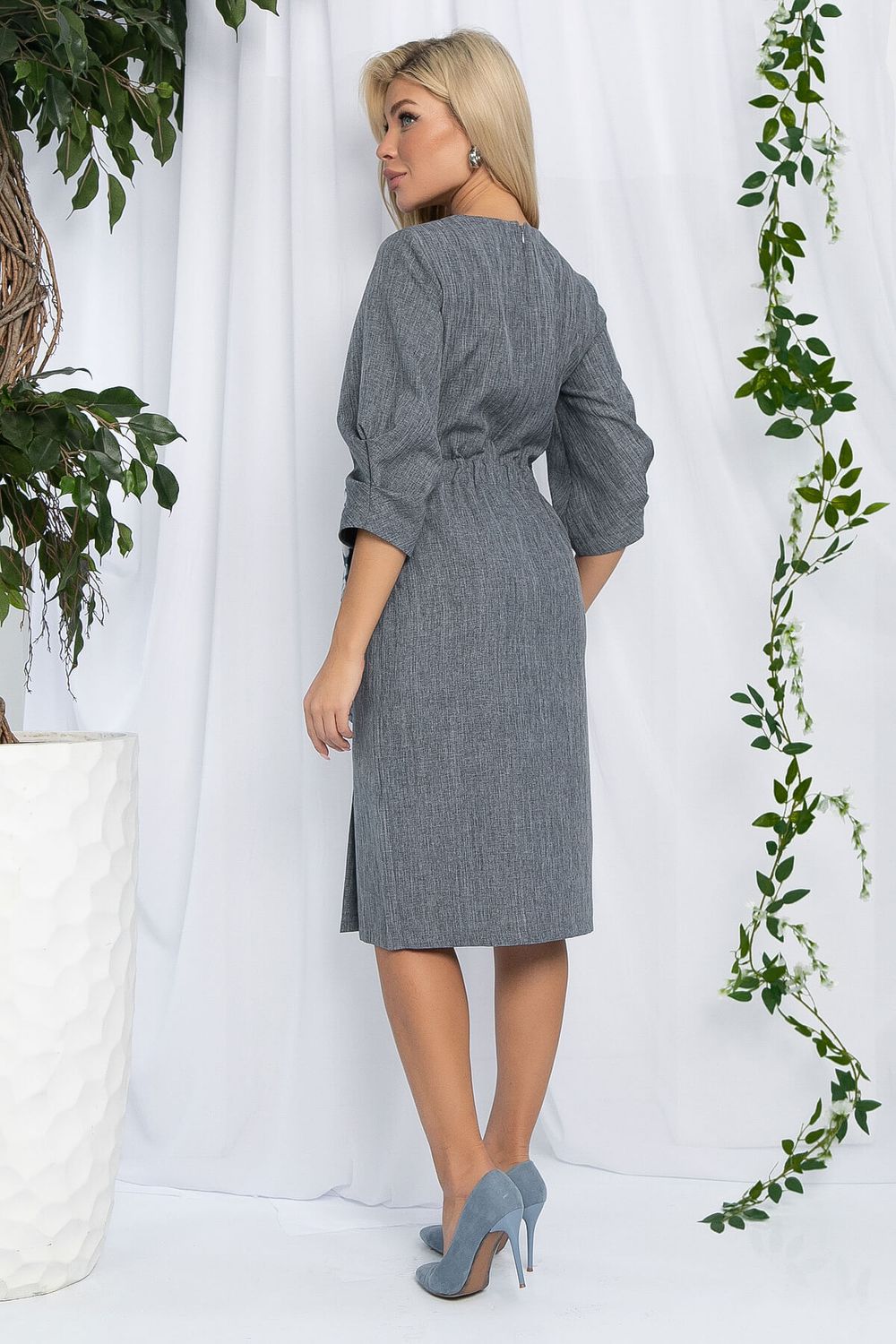 Платье Флавия (серое) П12891-36М LT Collection