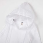 Рубашка муслиновая с капюшоном "Молоко" 7+