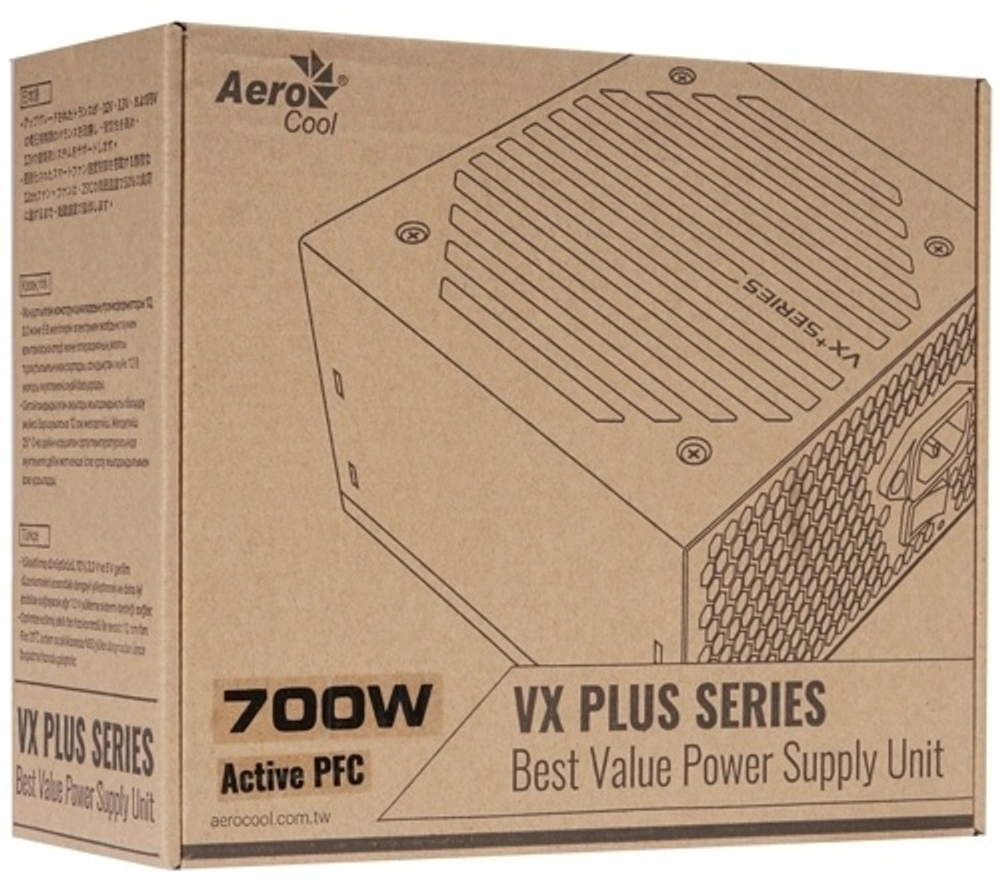 Блок питания AeroCool VX-700 PLUS 700 Вт